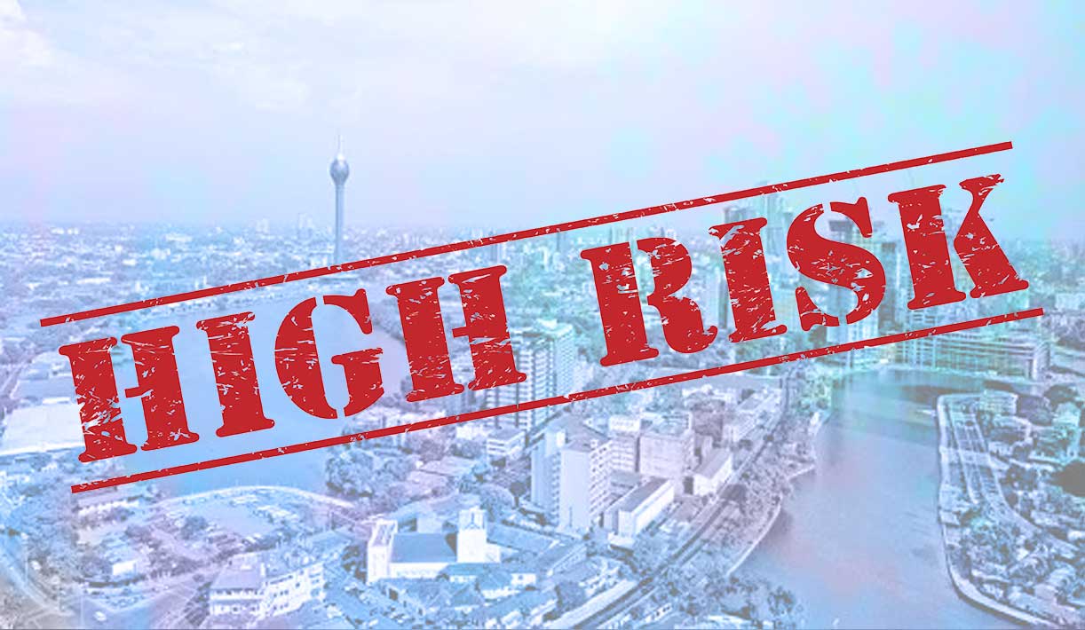 කොළඹ මහ නගර සභා බල ප්‍රදේශය කොරෝනා අධි අවදානම් තත්වයක..